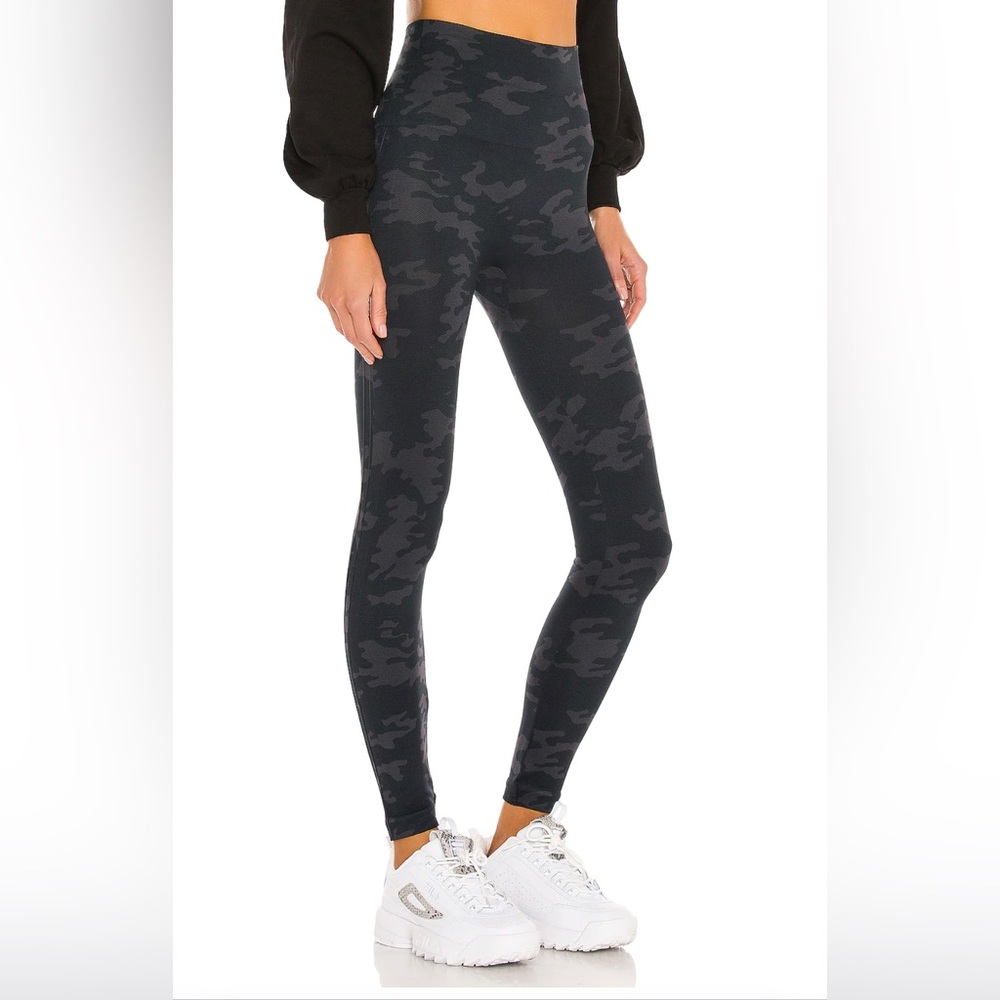 SPANX Black Camo Look at Me Now Leggings